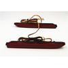 1 Pair Led Rear Bumper Reflector Brake Stop Lights Lamps For Toyota Matrix Lexus