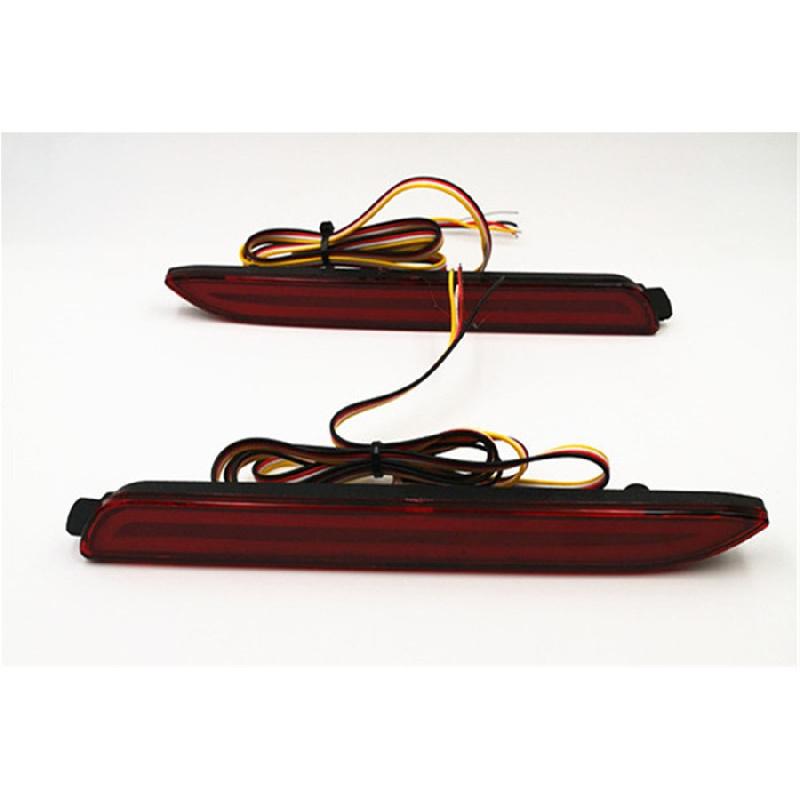 1 Pair Led Rear Bumper Reflector Brake Stop Lights Lamps For Toyota Matrix Lexus