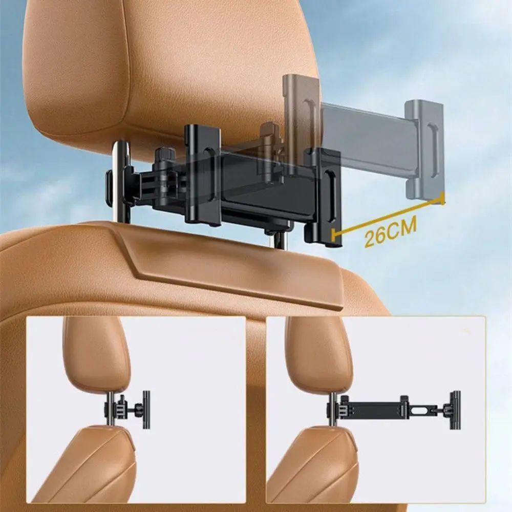 Foldable Car Rear Pillow Phone Holder Flexible Rear Headrest Mounting Brackets  Cellphone
