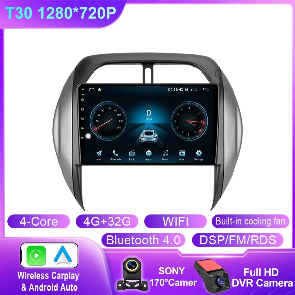 Android Auto For Toyota RAV4 RAV 4 2003 2004 2005 Car Radio Multimedia Video Player Stereo Navigation GPS 5G WIFI BT No 2din DVD