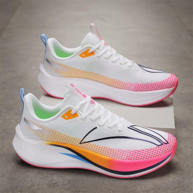 7Pro Running Shoes Men's Carbon Board Professional Racing Sports Training Sports Running Shoes Shock Absorption 34-44 Size 8