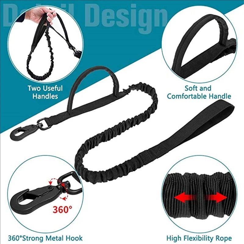 Heavy-Duty Military Tactical Dog Collar & Leash Set: Adjustable & Durable For All Sized Dogs