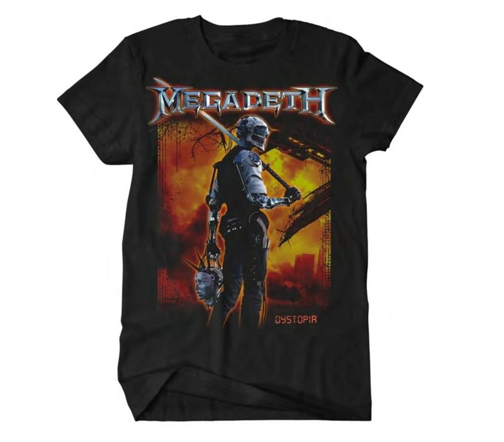 MEGADETH cd cvr DYSTOPIA VIC Official SHIRT 2XL New rust in peace sells killing Unisex T-Shirt XXL