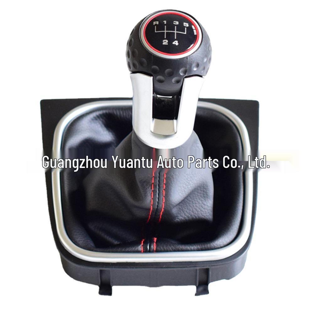 Compatible Gear Shift Knob for Volkswagen Golf 5/6 Jetta MK5/MK6 - Red Line Design