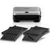 Grill - BRAUN - Sandwichmaker 5 SM5005 - 800 W - Inox / Schwarz