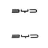 For BYD SEAl EV ATTO 4 2022 2023 2024 Accessories Car Front Bumper Emblem Badge Decal Black Carbon Logo Refit Sticker