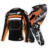TAILLE 20 22 24 26 28 saimeng ensemble d'équipement pour enfants enduro motocross maillot pantalon mx kits moto VTT Course Off Road pour jeunes combinaison