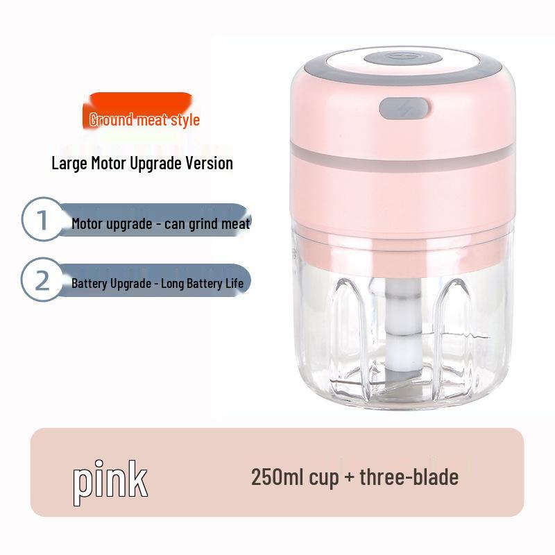 Elektrisk hvitløks- og kjøttkvern: Mini matkutter, kvern og skreller for husholdnings- og babymat