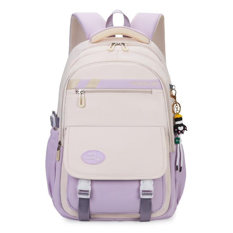 Jianglida high school students backpack college style girls schoolbag middle school students high quality large capacity junior high school students lunch box bag+pencil bag