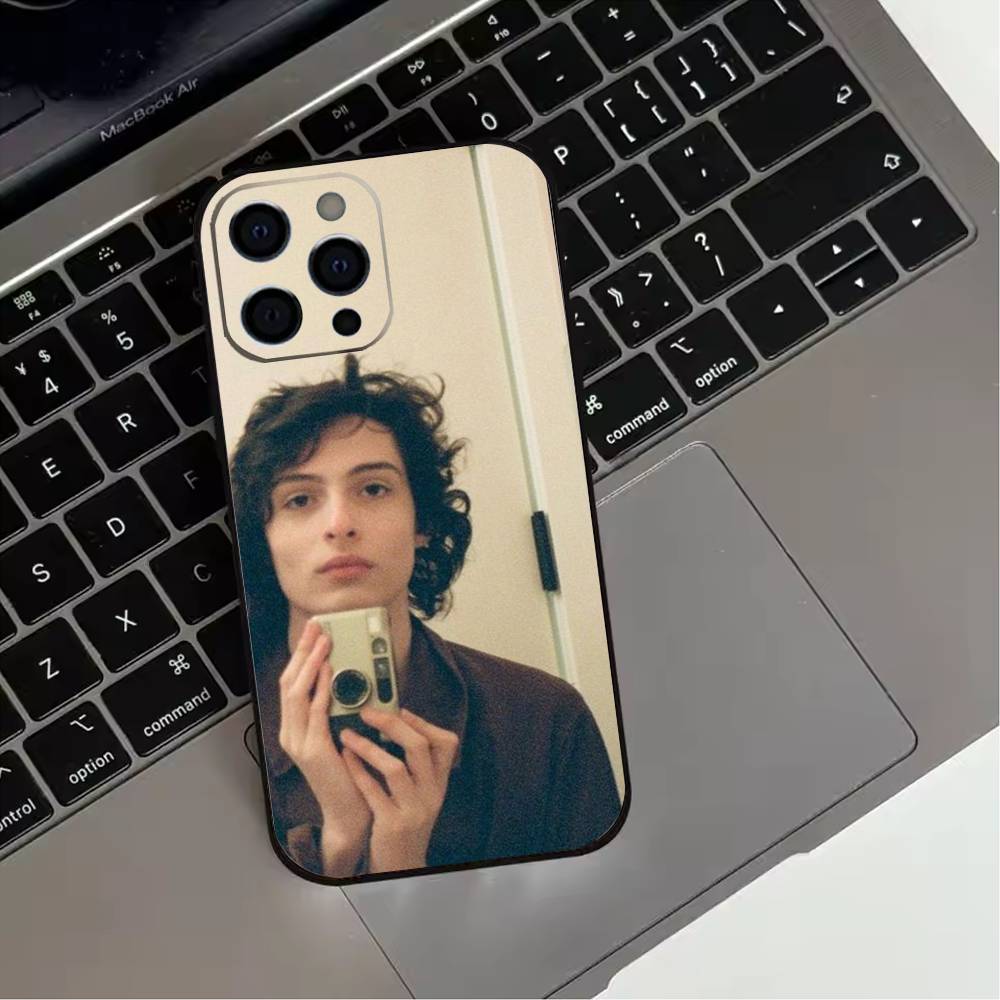 Schauspieler Finn Wolfhard Handyhülle Für iPhone 17,16,15,14,13,12,11 Plus,Pro Max,XS,Weiche Silikon Schwarze Hülle