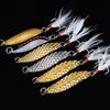 Sequin Long Cast Leech Iron Plate Vib Micro Lure for Freshwater Mandarin Fish & Aspius