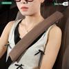 Luxurious Baby Velvet 33cm Seat Belt Shoulder Pad for Mercedes Li Xiang