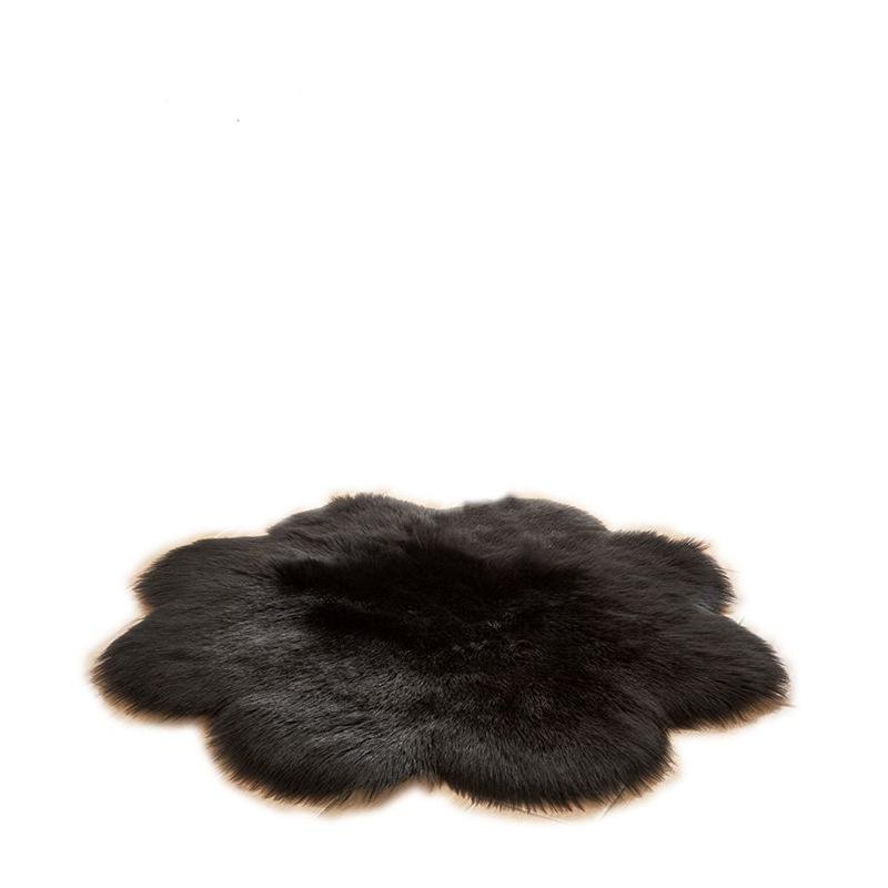 Koberce s dlouhým vlasem a květinovým vzorem: Měkká deka s květy švestky pro dekoraci ložnice, obývacího pokoje a arkýřového okna.