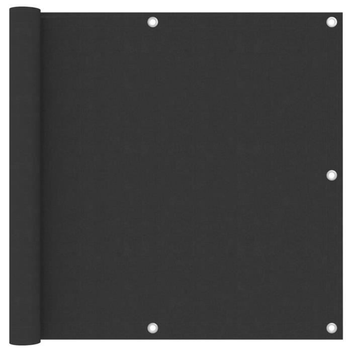 Écran de balcon - vidaXL - Anthracite - Tissu Oxford enduit de PU - Imperméable - Protection UV