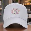 Chihuahua Aquarell Herz Baseballkappe Verstellbar Baumwolle Lässig Sonnenhut für Unisex Erwachsene