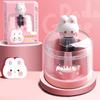 Electric Pencil Sharpener Full Automatic Cute Animal Style Nonslip Pads Electric Sharpener for Home 