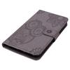For Samsung Galaxy S24 FE Case Owl Flower Imprinted Leather Cover Wallet with Strap