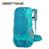 Westtune 50L Hiking Backpack With Rain Cover Multifunctional Mountaineering Bag Outdoor Rucksack For Travel Trekking Camping