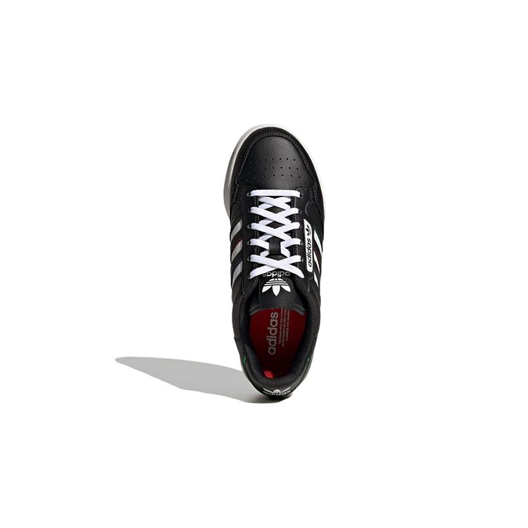 Adidas Dětské tenisky Continental 80 Stripes J Černá Bílá Živě červená Dětské tenisky Core-Black Cloud-White GW6643