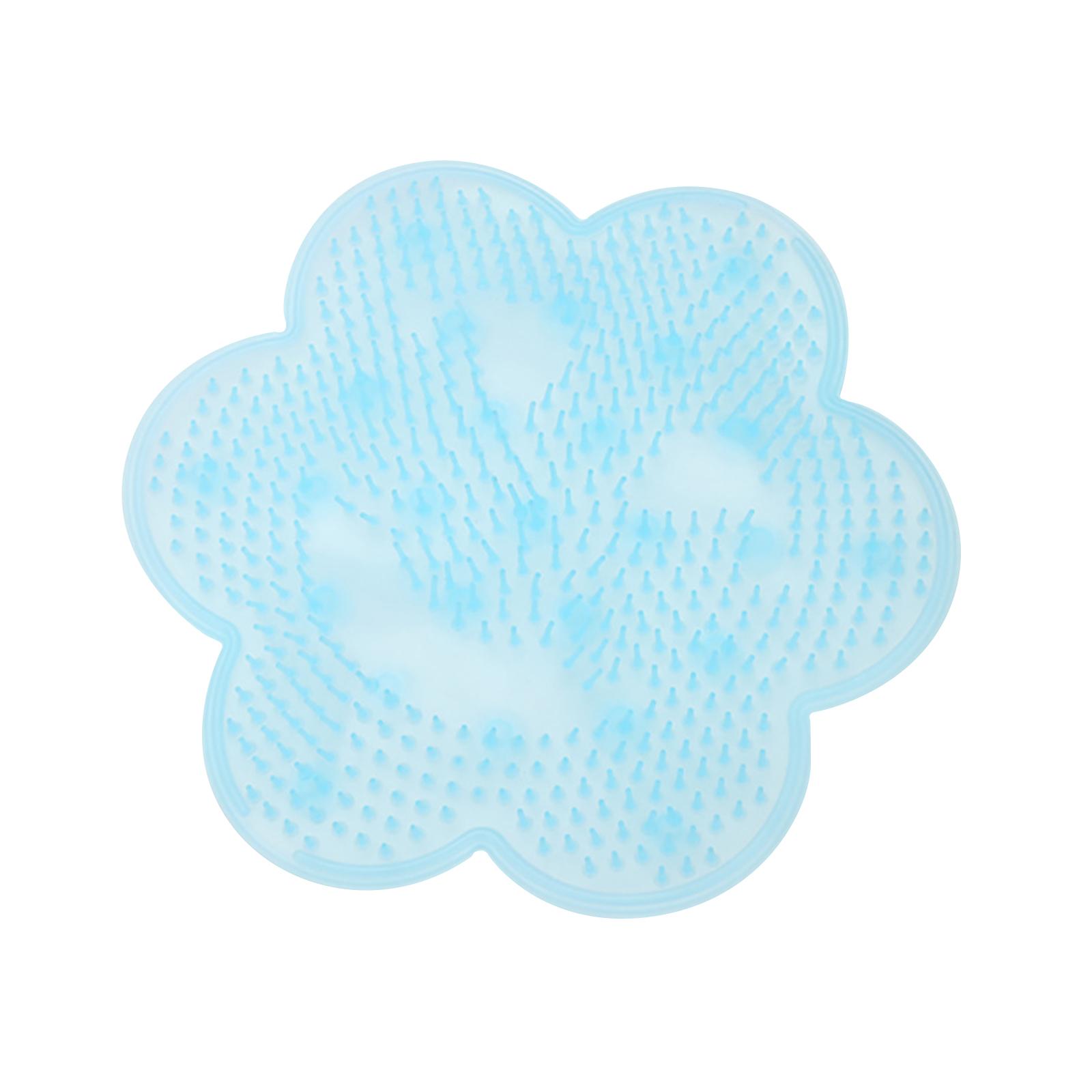 

Массажная накладка для ног Массажер Мягкая очищающая накладка Уход за ногами Очиститель Моющее средство Отшелушивает синий