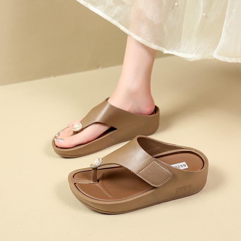 Set of toe women's shoes new slippers summer sandals women's casual women's drag breathable summer drag flat-bottomed versatile shoes