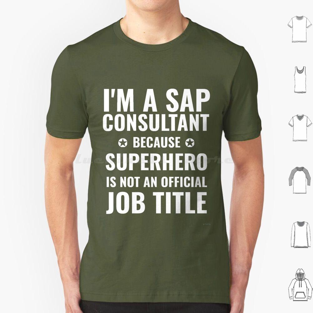 Sap Consultant Superheld Jobtitel T-Shirt Herren Damen Kinder 6XL Lustiger Computer Nerd Sap Consultant Jobtitel Superheld