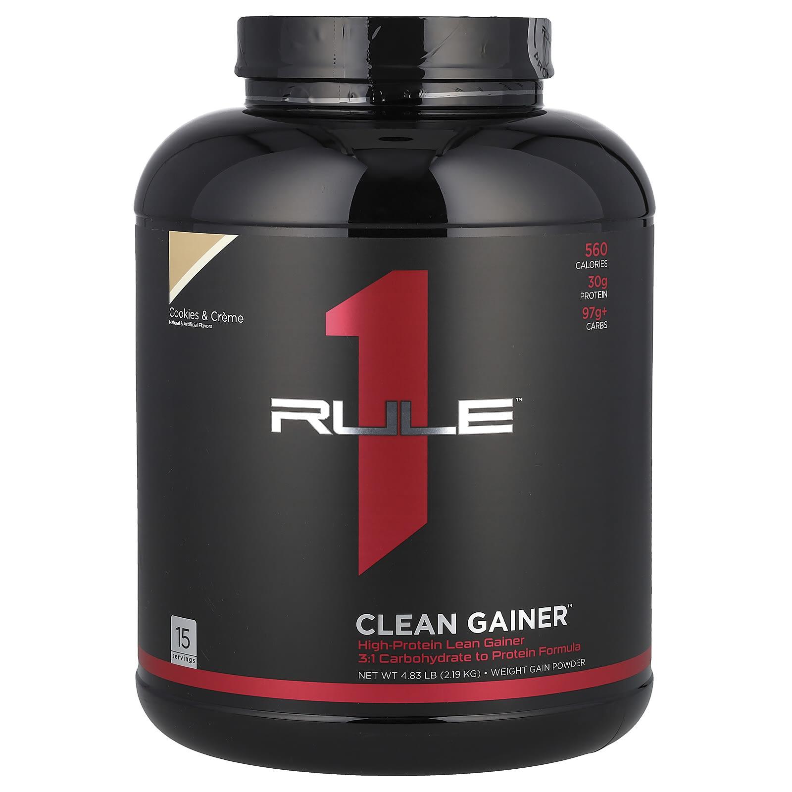 

Rule One Proteins, Clean Gateer, Cookies and Cream, 4.83 lbs (2.19 kg)