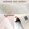 Cream Carpet Bedroom Room Decoration Soft Non-Slip Mat Simple Living Room Cloakroom Bedside Carpet Home Decoration
