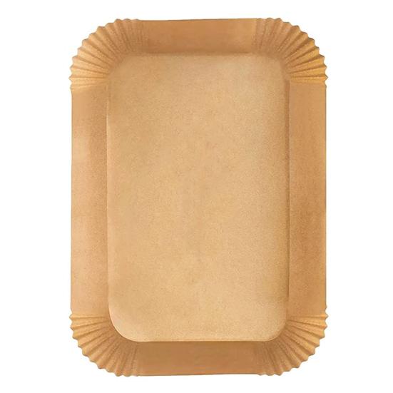 100 vnt. gruzdintuvų įdėklai, skirti Ninja pergamentiniam popieriui, vienkartiniai stačiakampiai karščiui atsparūs nelipniai kepimo popieriai virtuvės reikmenys