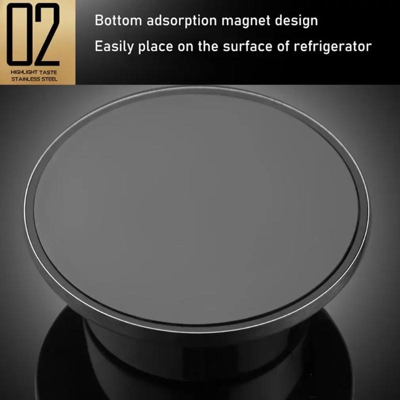 Mechanical Alarm Clock Magnetic Kitchen Timer Stainless Steel Timer Baking Reminder for Learning Time Management