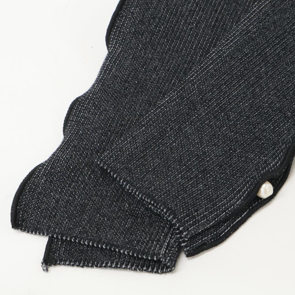 ADEAM 40891 Charcoal Off-the-Shoulder Pearl Knit Tops O charcoalUsed