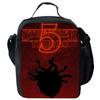 Stranger Things 5 Lunch Bag: Cartoon Picnic Bag for Primary Students with Ice Pack