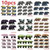 10pcs Wholesale Cartoon Animal Bears Embroidered Patches Nature Scenery Iron On Patches Diy Hats Jackets Sew Badge Decoration