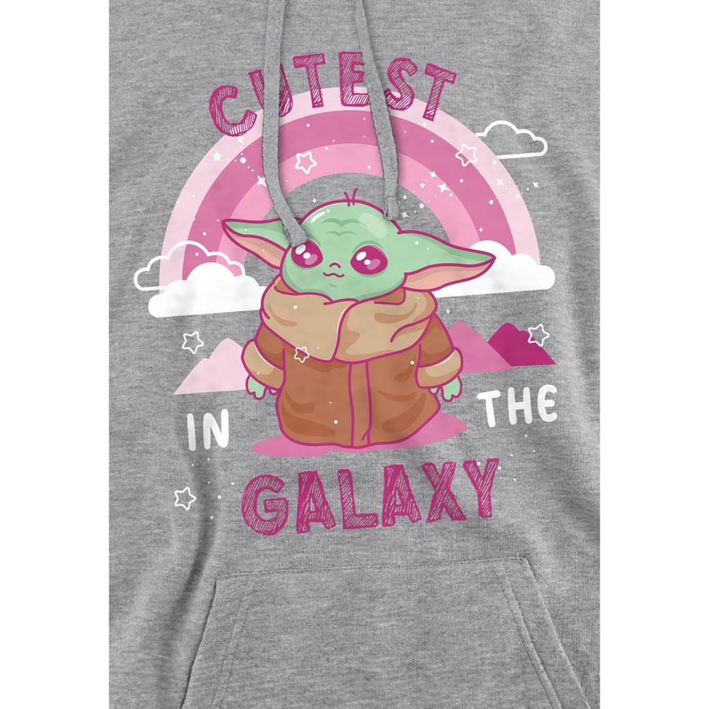 Star Wars: The Mandalorian Mens Cutest In The Galaxy Grogu Hoodie