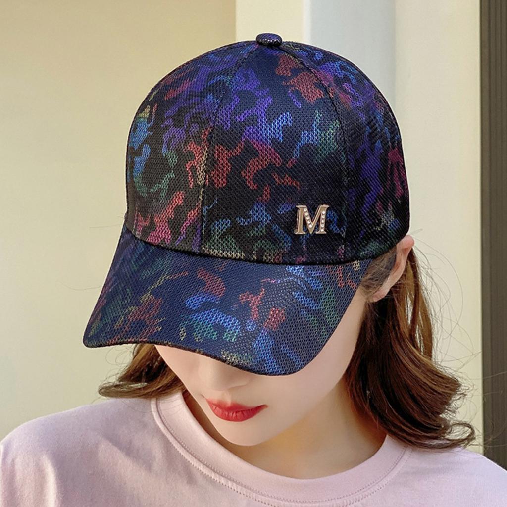 Men/Women's Fashion M Letter Camouflage baseball cap Spring Summer Autumn Adult Hats
