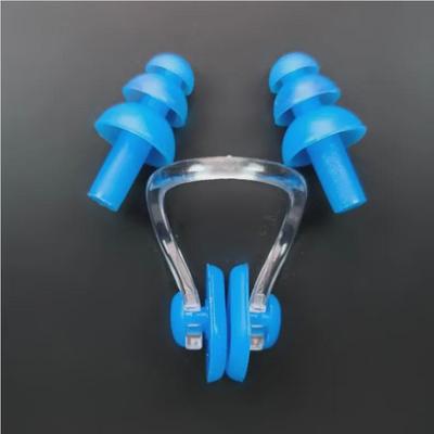 Adult & Child Silicone Swimming Nose Clip and Earplug Set - Waterproof Professional-Grade Accessories