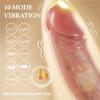 9-tommers thrusting Dildo Vibrator Sexleketøy Realistiske Dildoer GSpot Anal Vibrator med 10 Thrusting Vibrator Modi Fjernkontroll Vibrator for kvinner