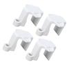 4pcs Boat Bumper Clips Nylon Pontoon Boat Bumper Hangers Clts for 1 to 1.25 Inch   Rails
