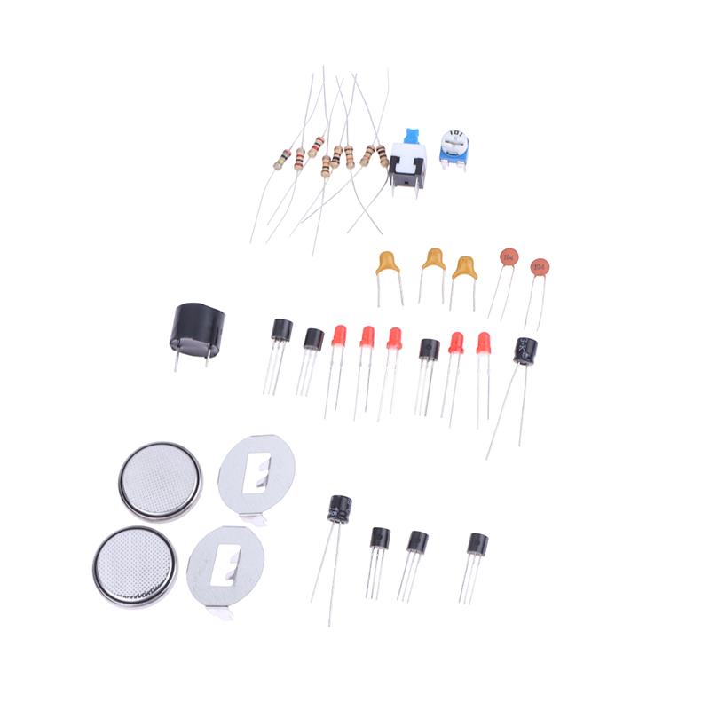 Mini Handheld Simple Metal Detector Led Light Alarm Flashing Welding Practice Diy Electronic Kit Welding Training Kit
