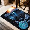 1pc Star Wars space station themed home carpet non-slip design for office decor gift living room bedroom