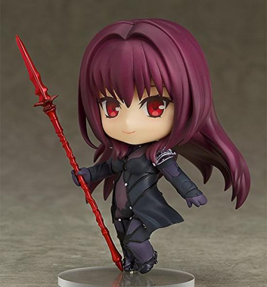 Figurină mobilă pictată Nendoroid Order Fate/Grand Lancer/Scathach, la scară largă, ABS și PVC