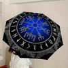 1pc Viking Compass Print Umbrella , Multi-functional Umbrellafor Men & Women, Valentine's Day Gift0817131
