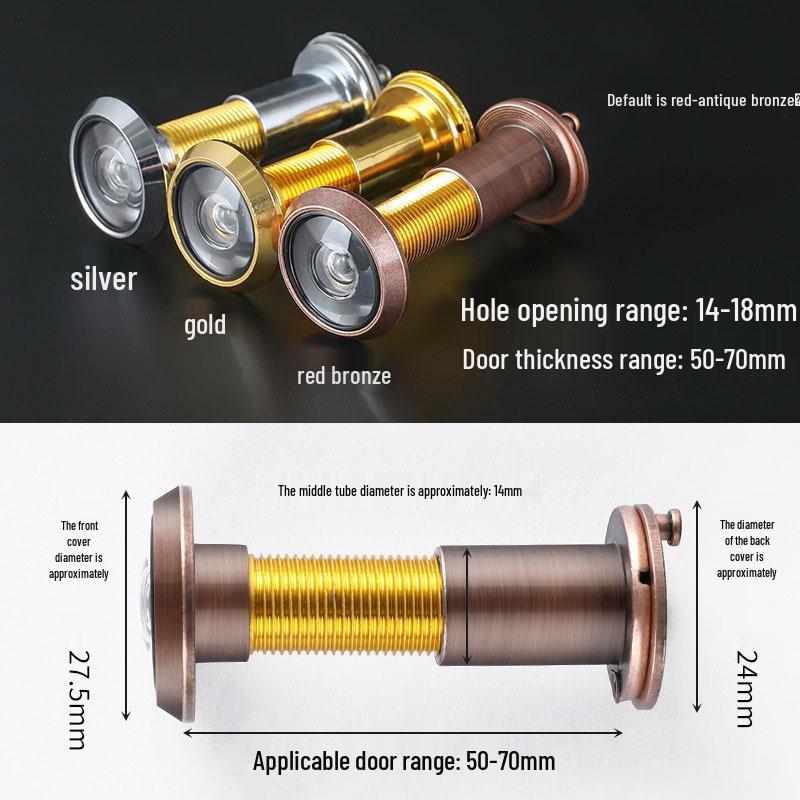 

Универсальный антивандальный глазок и камера с дверным звонком
