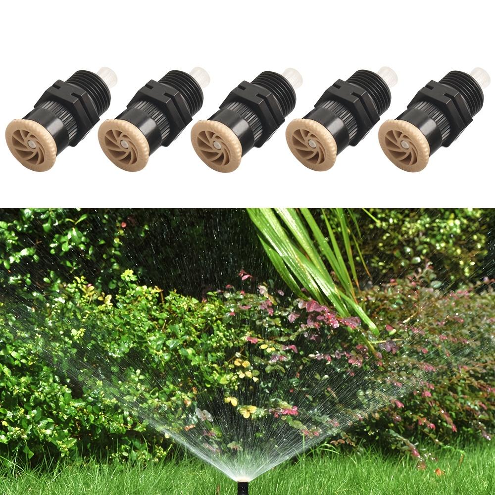 5Pcs - 360 °   Rotating Lawn Watering Head, Adjustable Spray Modes, Suitable For Underground Garden Sprinklers In Large/Small Areas, Compatible