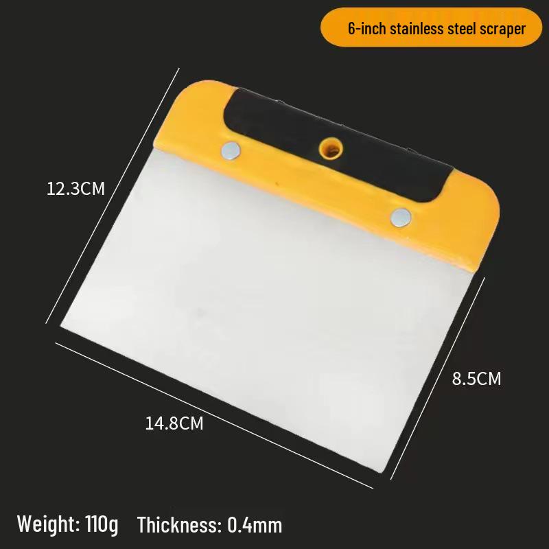 Stainless Steel Multi-Use Scraper and Putty Knife for Plastering