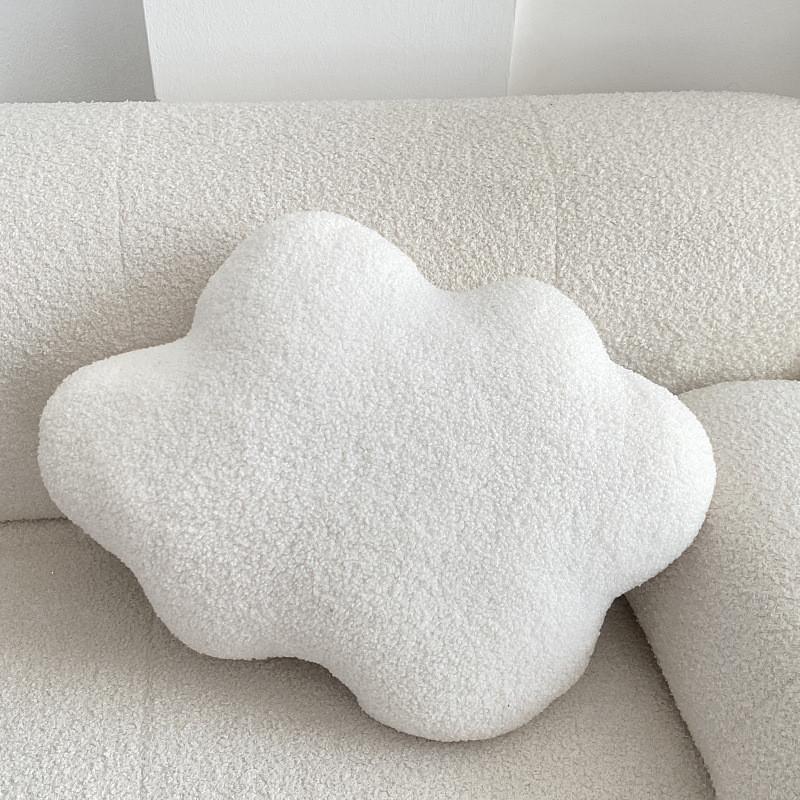 Cuscino Moderno Scandinavo in Lana di Pecora con Imbottitura in Cotone PP per Decorazione Divano Soggiorno