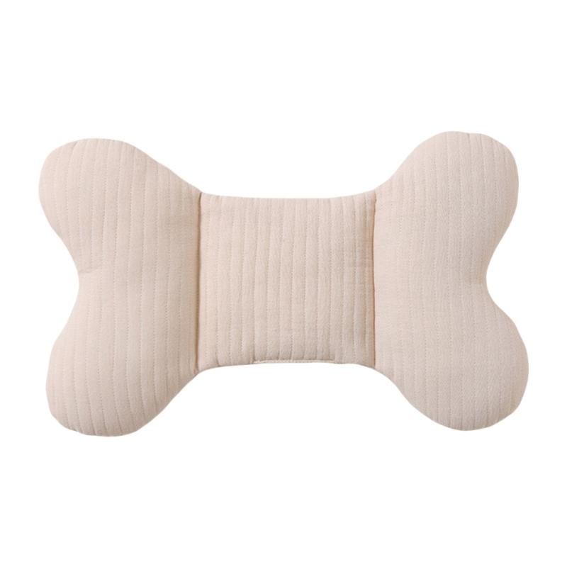 

Infant Sleeping Pillow Soft and Breathable Head Rest Cushion for Crib Strollers Car Seats for Baby 0-12 Months хаки