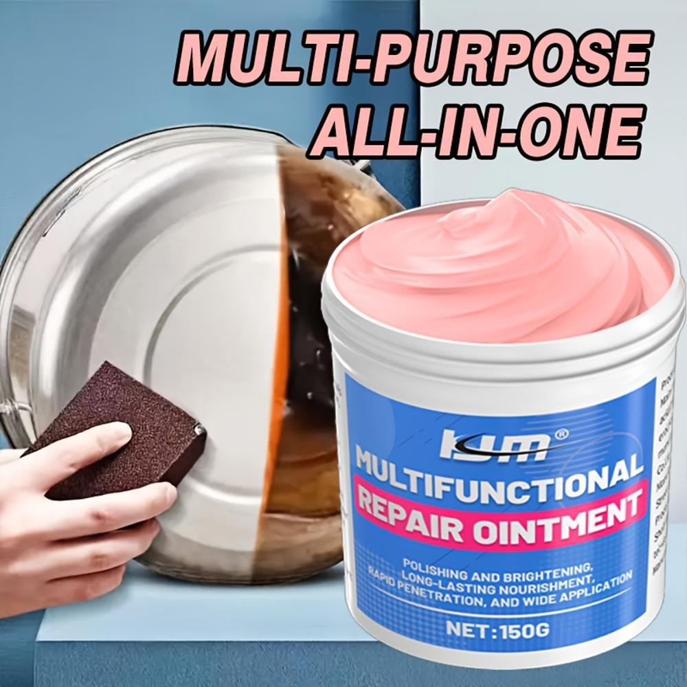 KM Multi-Purpose Pink Care Cream – Gentle Formula for Metal & Ceramic Surfaces, Long-Lasting Scent, Ideal for Tiles, Sinks, Bath