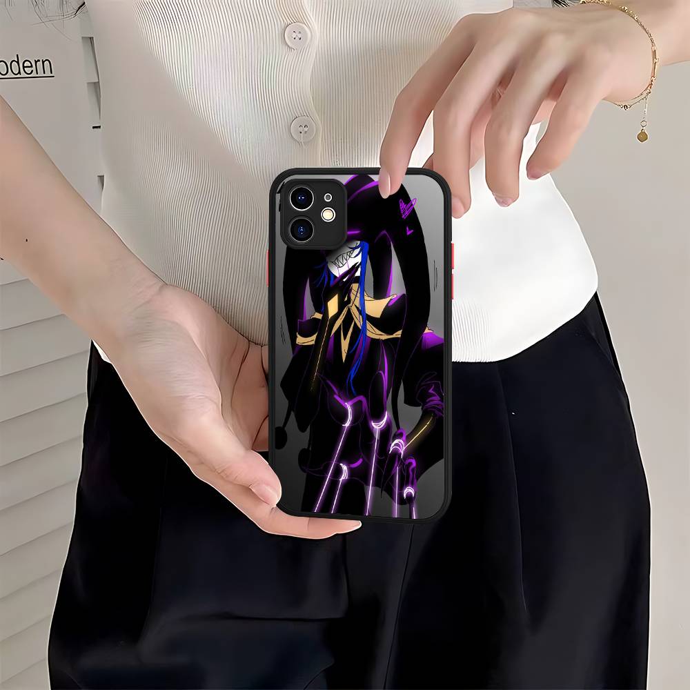 Anime Der Freak Zirkus Pierrot Matt Transparent Handyhülle Für iPhone Hülle 16 15 14 13 12 11 Pro Max X XS Max Plus