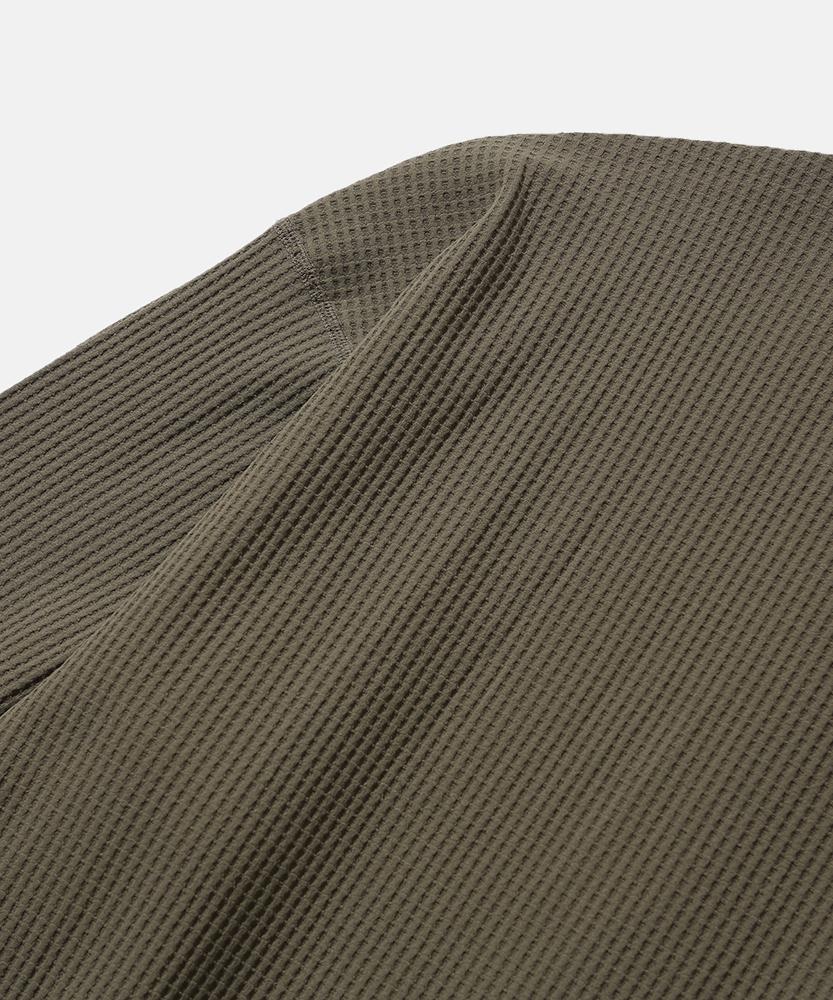 MOIF [Aw26] Advanced Waffle L/S Tee / Stone
